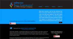 Desktop Screenshot of dineshsales.com